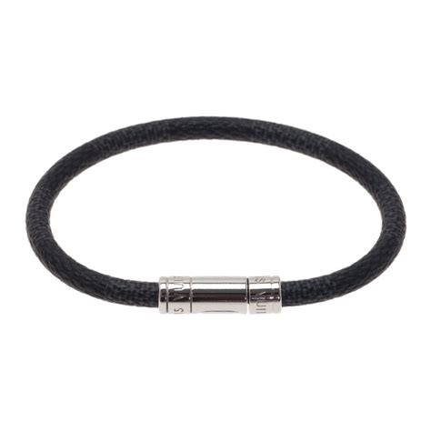 louis vuitton damier graphite bracelet|louis vuitton men's leather bracelets.